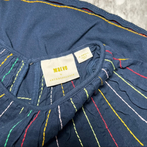 Maeve Chamonix Embroidered Swing Top, X-Small - Picture 9 of 9